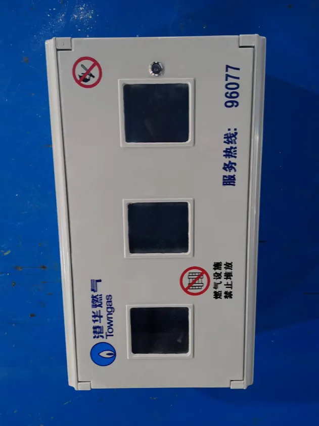 Outdoor 3-Position SMC Gas Meter Box with Patent &ISO Cert