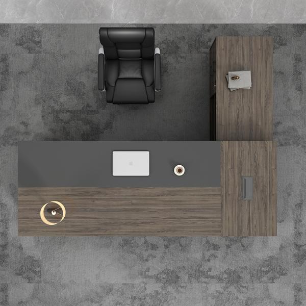 Luxury Commercial Office Furniture Executive Desk Boss Table for Office Efficiency