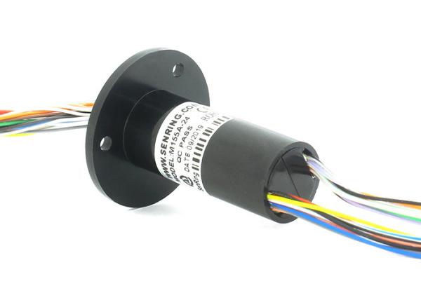24 Wire Micro Capsule Slip Ring 15.5mm 1.5A 90 Degree