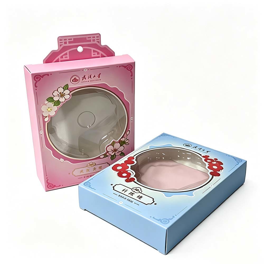 Custom Window Cosmetic Packaging Box for Solid Perfume Balm
