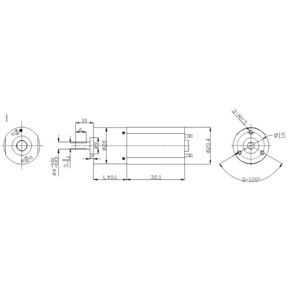 Planetary 50 RPM Micro Metal Gear Motor 20mm 12 Volt Low Rpm DC Motors