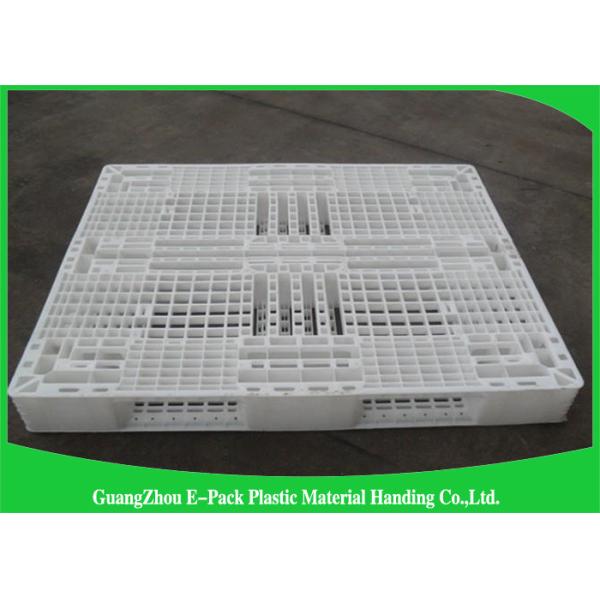 Одиночный посмотрел пластиковый HDPE 100% девственницы паллетов евро провентилированный для склада