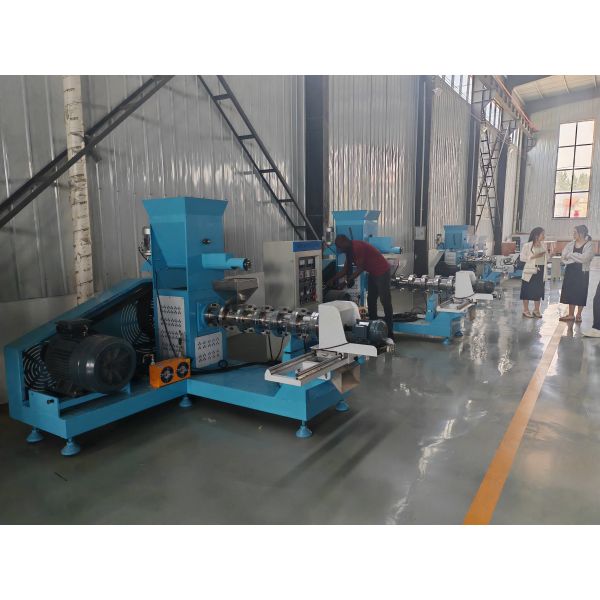 500-2000kg Per Hour Fish Feed Extruder Manufacturing Machine Processing Line Floating Fish Feed Machine Price