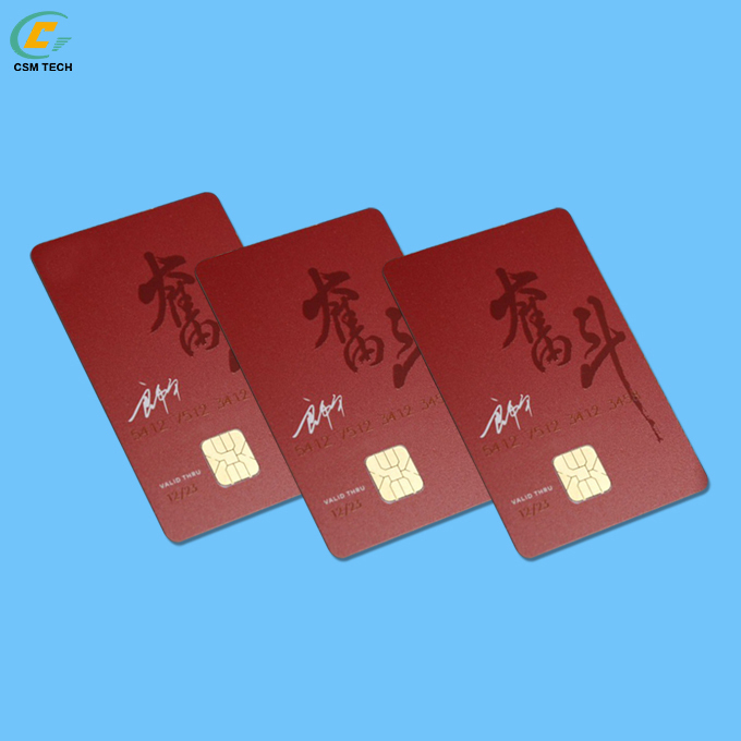 SLE4428 Card Business Gift Card with 1024bytes EEPROM Customizable Printing and Durable PVC Material