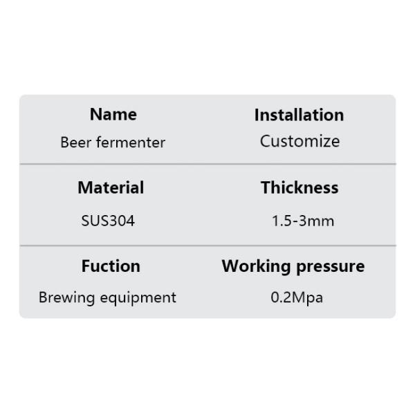 PLC Control 2mm 15 Bbl Micro Beer Brewing Machine