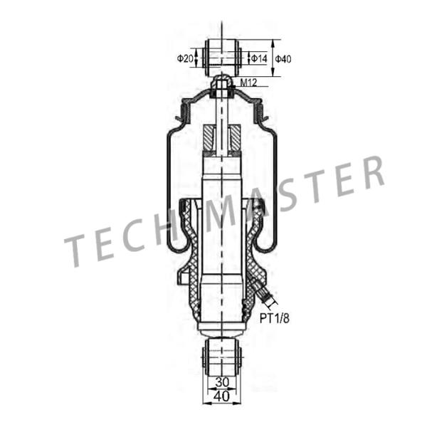 Весна Suspsneion воздуха кабины задего тележки OEM A9428900219 для Мерседес