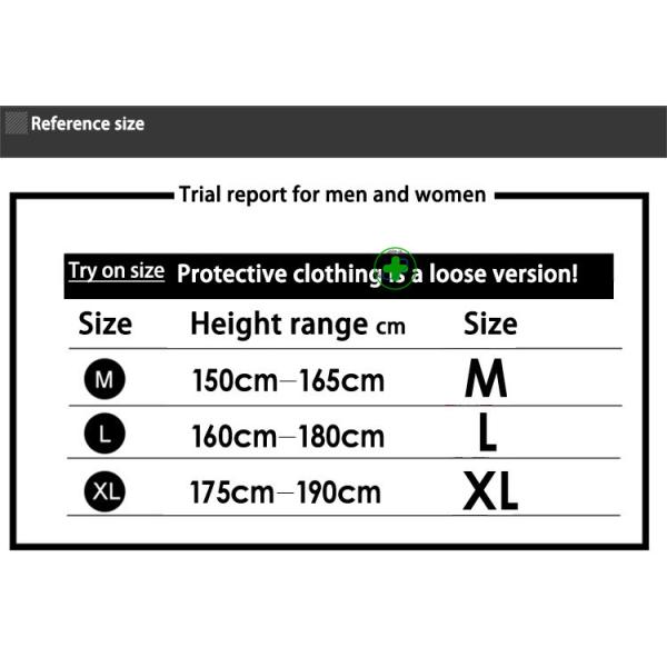 Disposable epidemic prevention supplies medical protective clothing isolation clothing conjoined hooded whole body