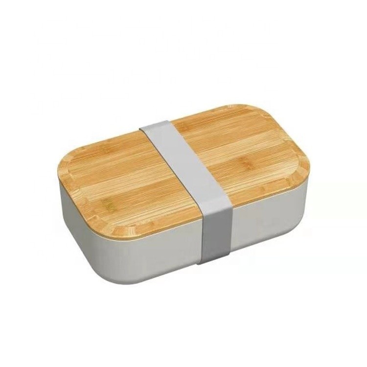 Lattice Quantity 2 Eco-Friendly Custom Black Plastic Microwave Safe Lunch Box for Kids