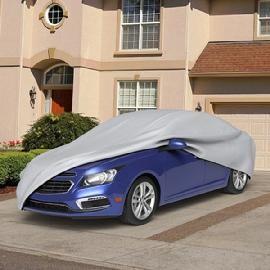 Customized Custom Fit Car Covers UV Protection Scratch Proof Gray Color