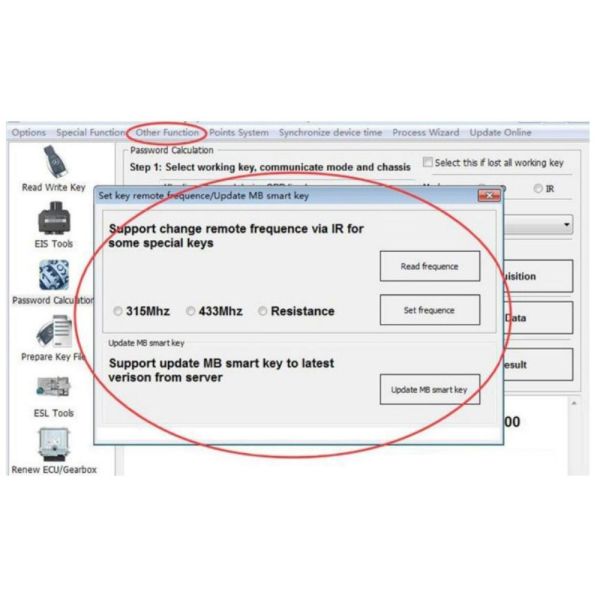 Xhorse VVDI BE Smart Key 315MHz 433MHz for Mercedes W164 W166 W204 W212