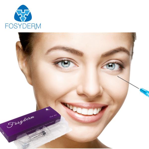 1ml 2ml croisent le gel lié d'acide hyaluronique pour le visage, injections cutanées de remplisseur