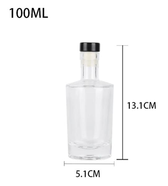 Glass Products Body Material Glass Wine Vodka Glass Bottle 500 ml 750 ML