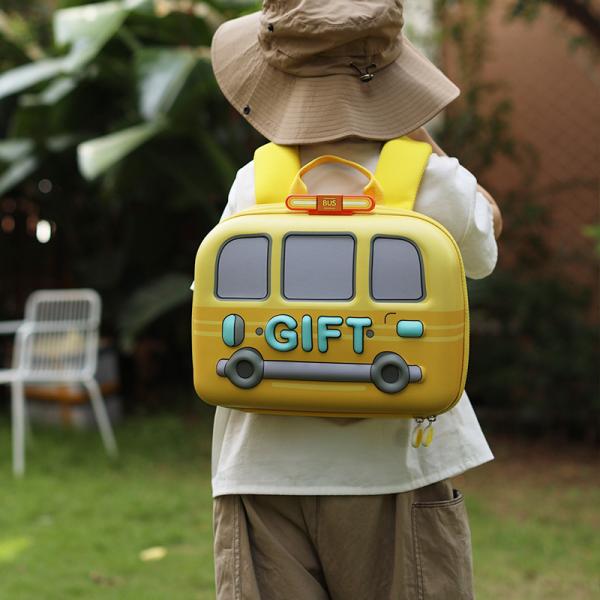 Unisex PVC Children's School Backpack for Girls Boys Cartoon Waterproof Kids School Bags