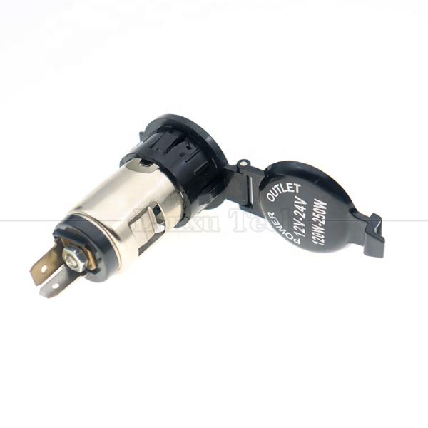 12v 24v impermeable Gap coche encendedor de cigarrillos mujer conector de carga de energía adaptador para motocicleta