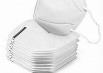 Gray Color FFP1 Disposable Dust Respirators , Dust Proof Mask Adjustable Nosepiece