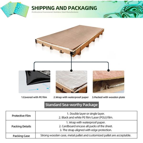 Потолок 4x8 листа нержавеющей стали пульсации воды зеркала декоративный проштемпелеванный