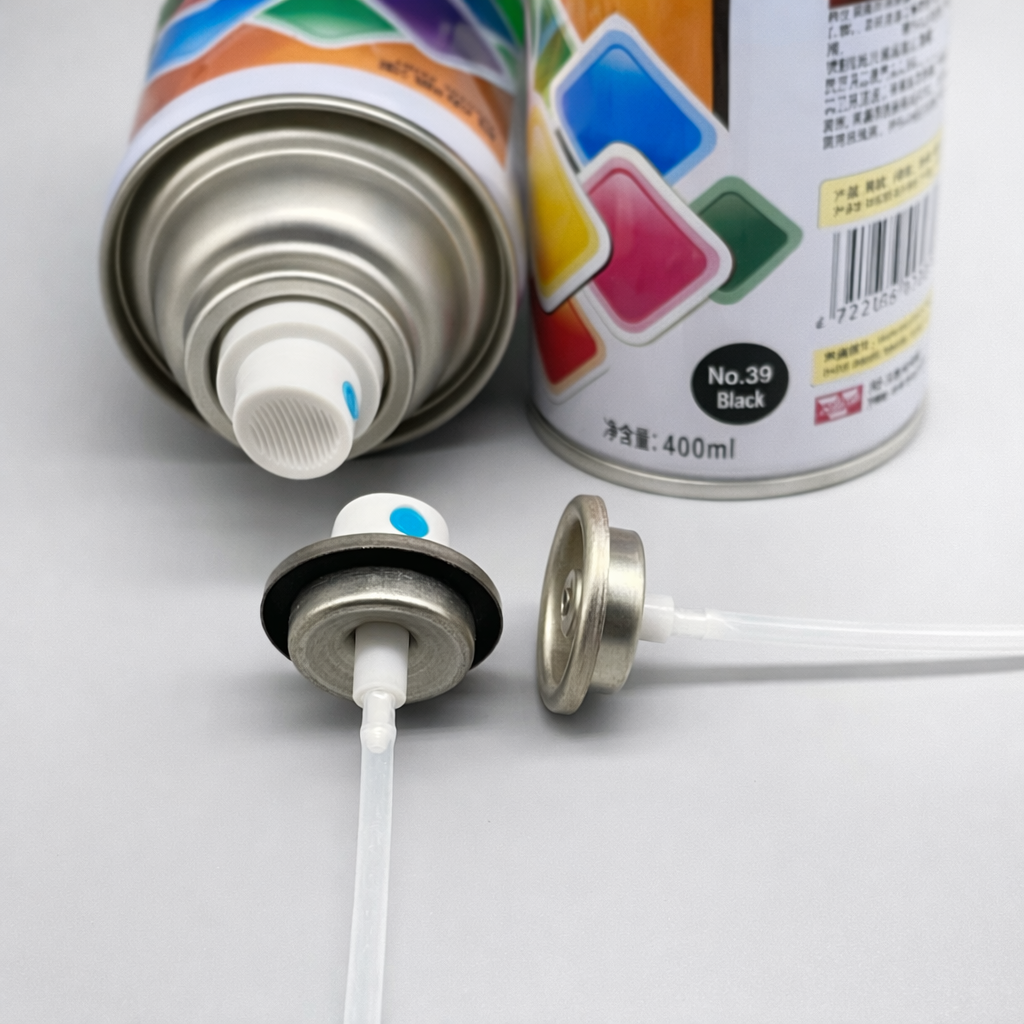 Commercial-Grade Female Paint Spray Valve with Double-Orifice Stem