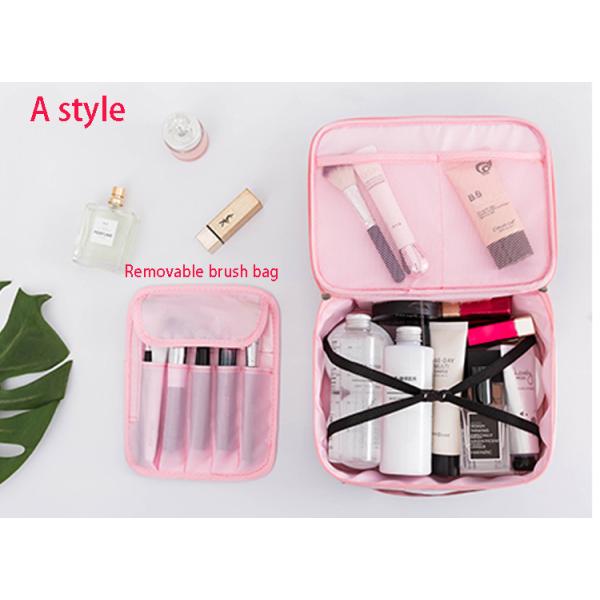 Web celebrity makeup bag girl small portable travel storage bag and cosmetic box with large capacity