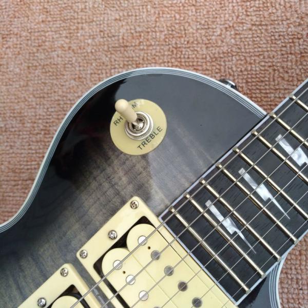 New style Ace frehley signature guitar, Ebony Fingerboard Ace frehley 3 pickups Electric Guitar, Mahogany Flame Maple BD