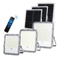 Longa vida brilhante super posta solar IP67 da segurança das luzes de inundação 30w do diodo emissor de luz do jardim 60w 100w