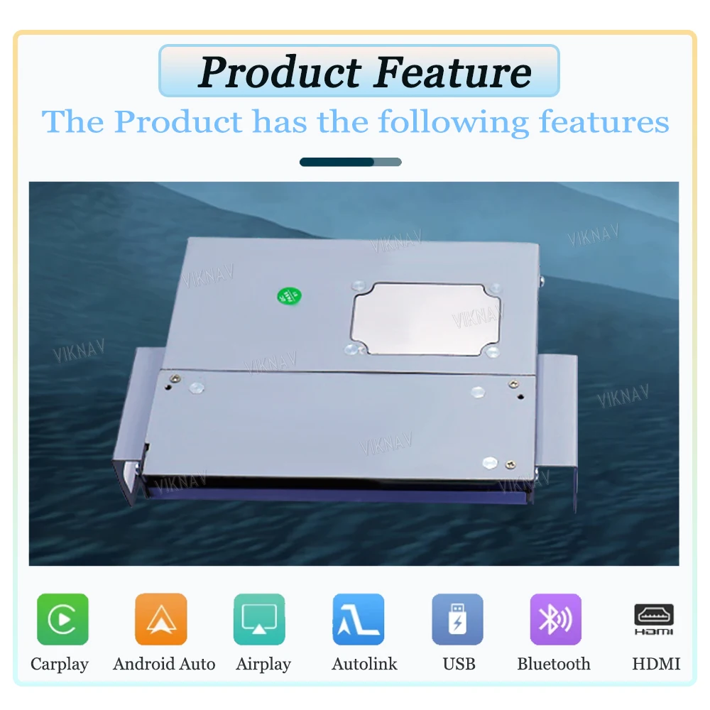 Viknav Linux System Decoder Box Apple Android Wireless Auto CarPlay Для Toyota RAV4 2013-2018 годах