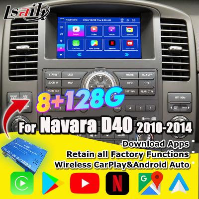 Lsailt Android 13 Smart Infortainment Interface para Nissan Navara D40, Pathfinder R51 com CarPlay sem fio, NetFlix