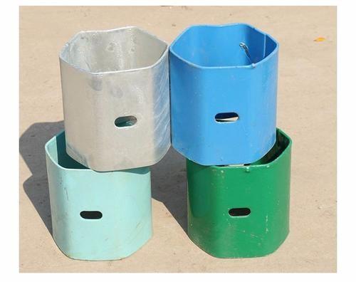 Q235 Guardrail Parts Highway Barrier Galvanized Offset Blocks For Guardrail System