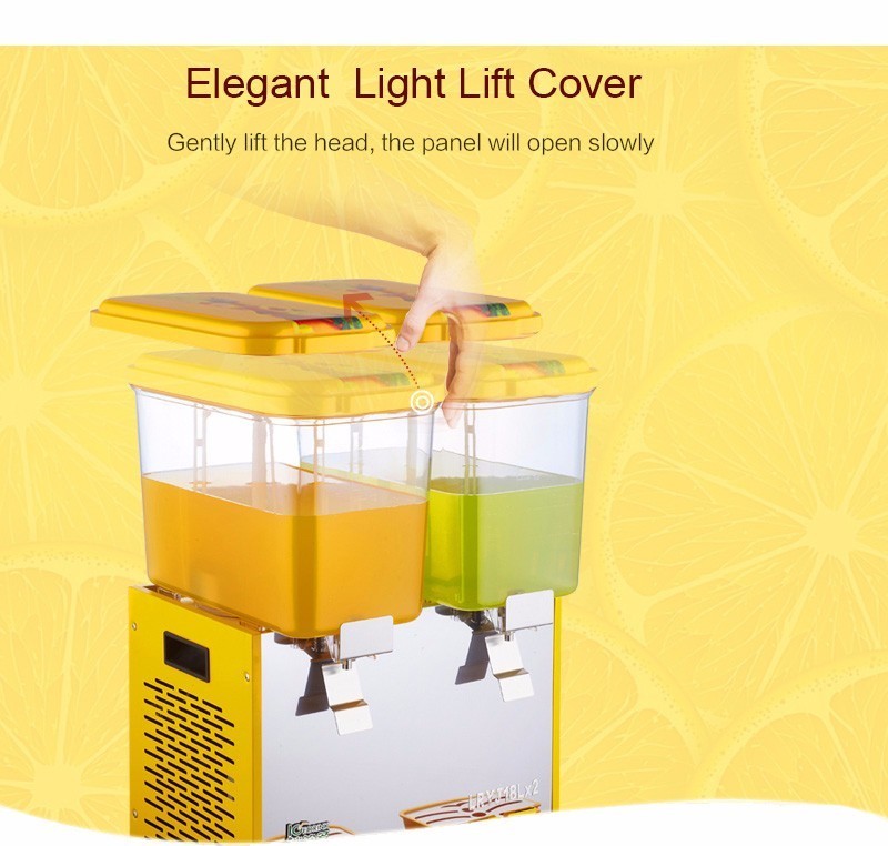 Factory Direct Selling Stainless Steel Drink Beverage Cold Juice Dispenser for Food Snack Stores