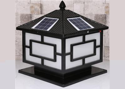 5W Outdoor Yard Light Fixtures Solar Pillar High Brightness Decorative Garden Lights
