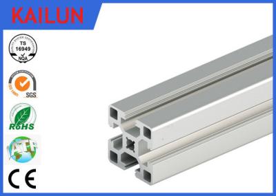 Square Aluminum Industrial Profile , 4040 T Track Aluminum Extrusions Linear Rail