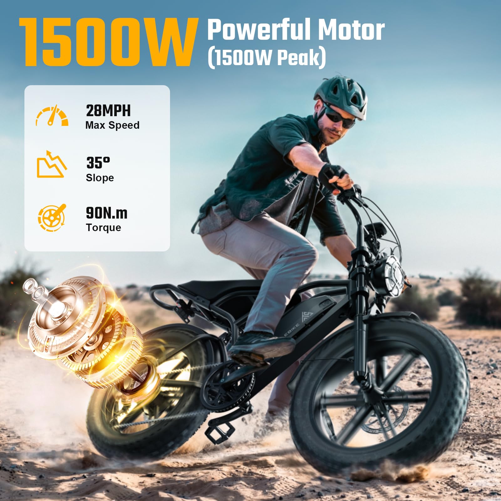 Yeestep V8 4.0 Electric 20 Inch Mountain Bike R002 250W Removable Battery Steel Fork Ordinary Pedal E Bike EU/UK/AU Warehouse