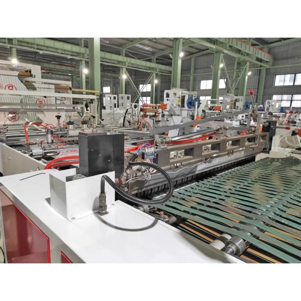 Gym Eco Friendly Plastic Bags Making Machine , 100PCS/Min Lamination Pouch Manufacturing Machine