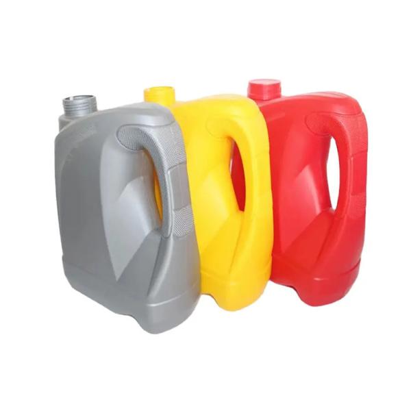 Customizable Secure Plastic Engine Oil Bottle With Stackable Lid