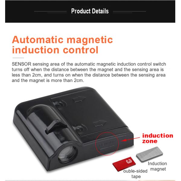 3w/5w Автомобильный дверной фонарь Автомобильный светодиодный рабочий фонарь Декоративный осветительный прибор