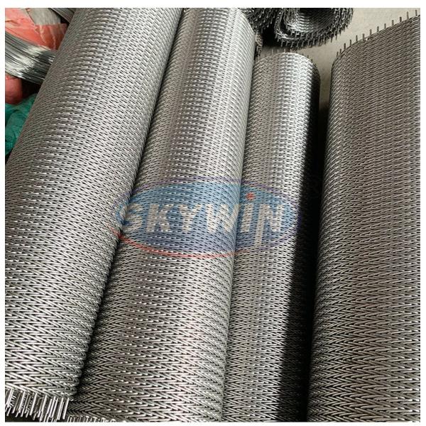 304/316 Stainless Steel Furnace Belt Food Machinery Wire Mesh Belt