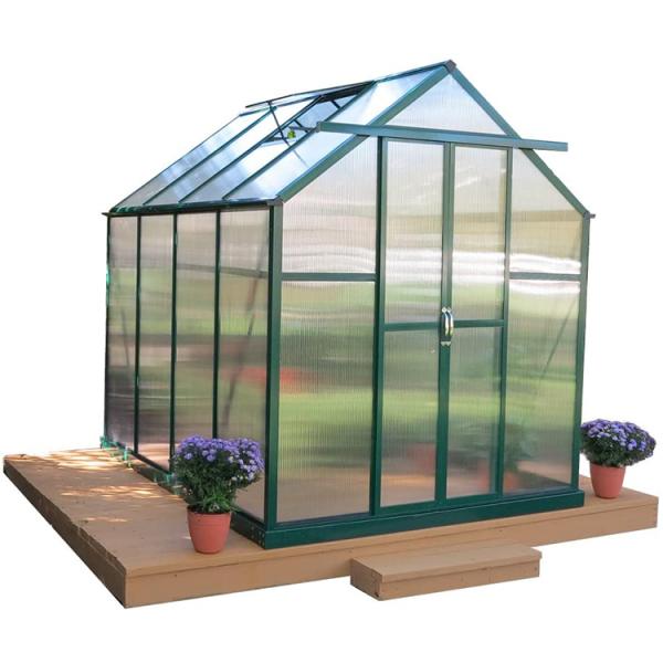 Садовнические заводы Overwintering шатер парника с досками ПК