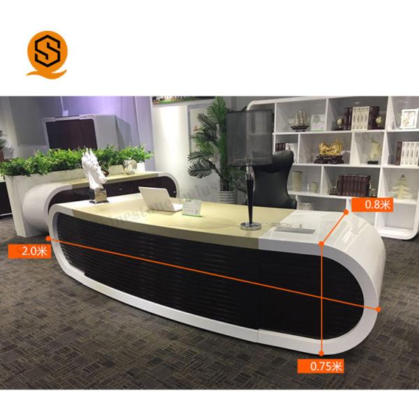 Multifunction Solid Surface Furniture Google Contemporary Executive Desk