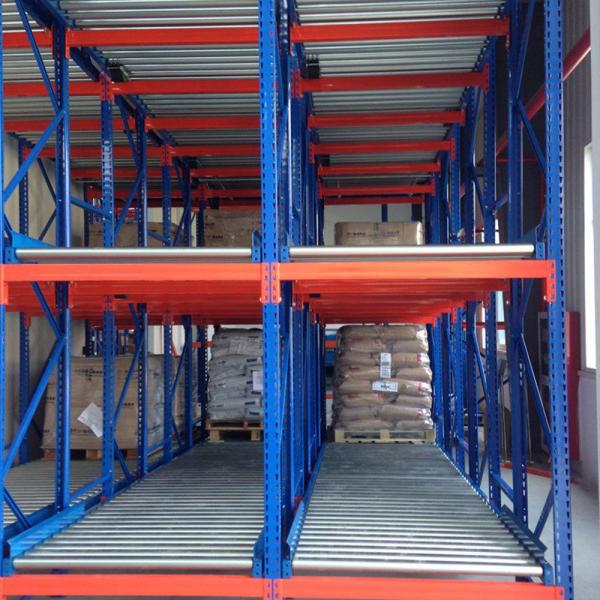 Adjustable FIFO Gravity Flow Pallet Rack System 1000kg-2000kg Per Pallet