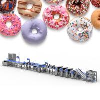 Linha de produção de donuts de alta capacidade Linha de moldagem de donuts semiautomática para fábrica de alimentos