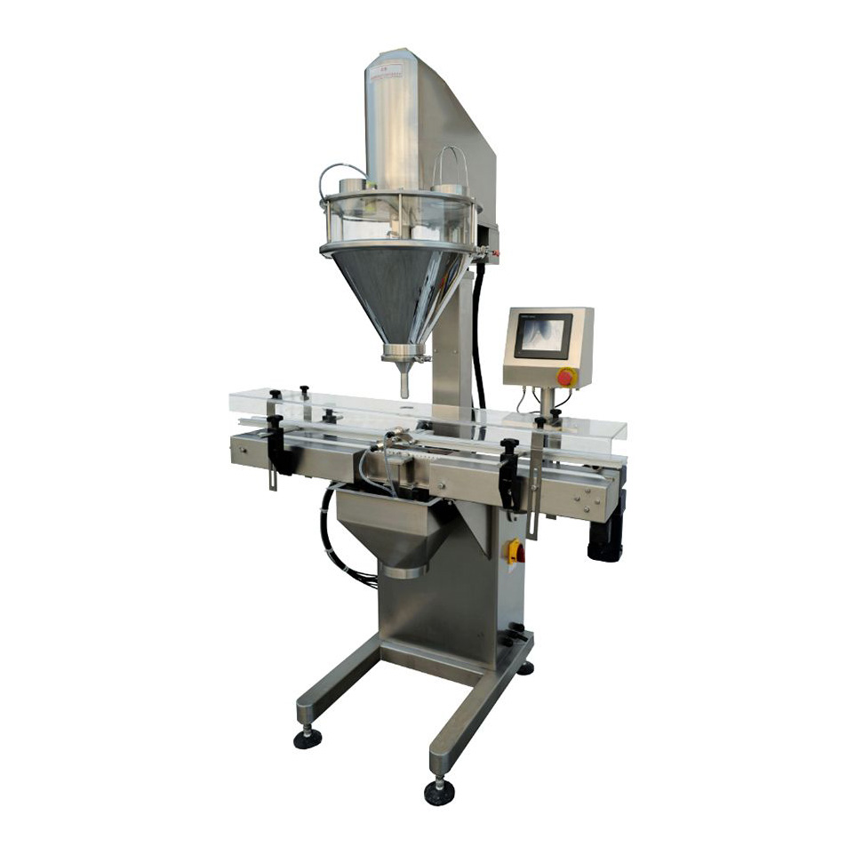 Semi Automatic Powder Jar Filling Machine 120 Jars/Minute Powder Auger Filler