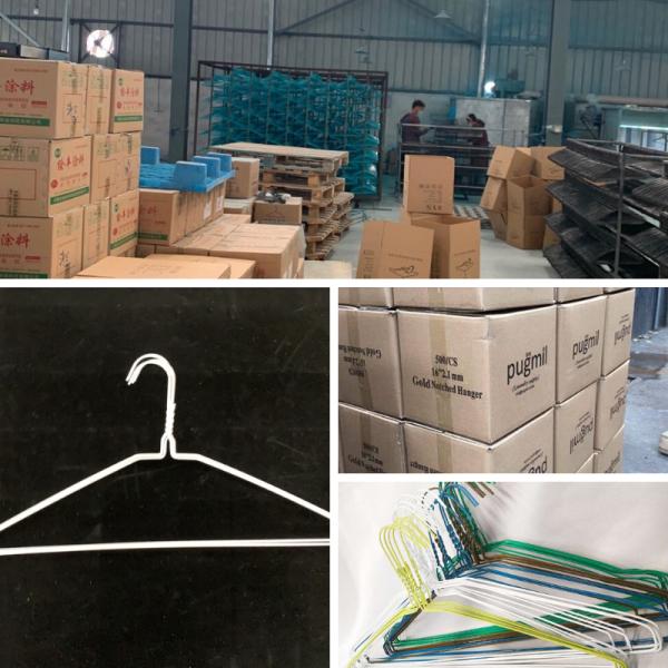 High Strength Steel Wire Shirt Hangers Eco Friendly Durable For Laundry Store