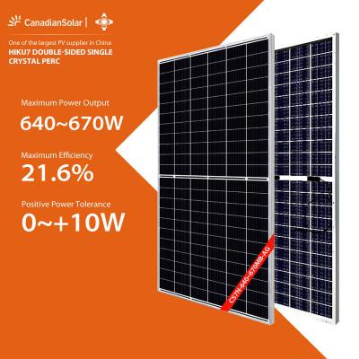 640w - armazém do painel solar da meia pilha 670w mono