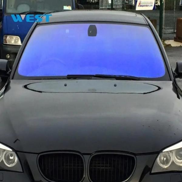 Dark Green Car Window Glass Tinting Scratch Resistant Lightweight Car Window Film