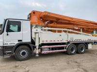 Caminhão do crescimento da bomba concreta de segunda mão 49m Actros