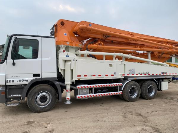 caminhão usado da bomba do cimento do motor diesel do crescimento de 6x4 49m