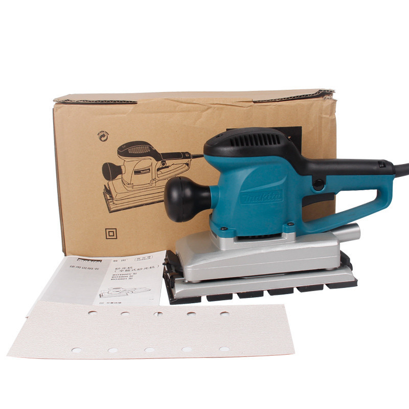 Flat Sander Low-Vibration Sander Woodworking Sanding Machine Putty Machine BO4901