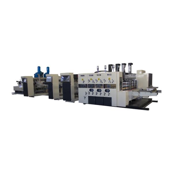 Высокоскоростная роторная папка Gluer Slotter Flexo последовательно с резцом плашки