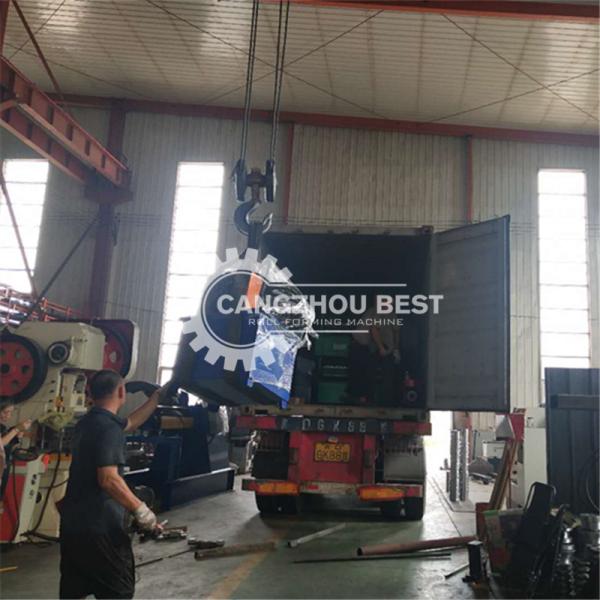 металл цинка 5kw застеклил крен 0.25mm кафельный формируя машину