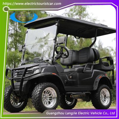 Carrinhos de golfe elétricos para 4 pessoas Gratuito Manutenção Alimentado por bateria 48v Controlador motor AC