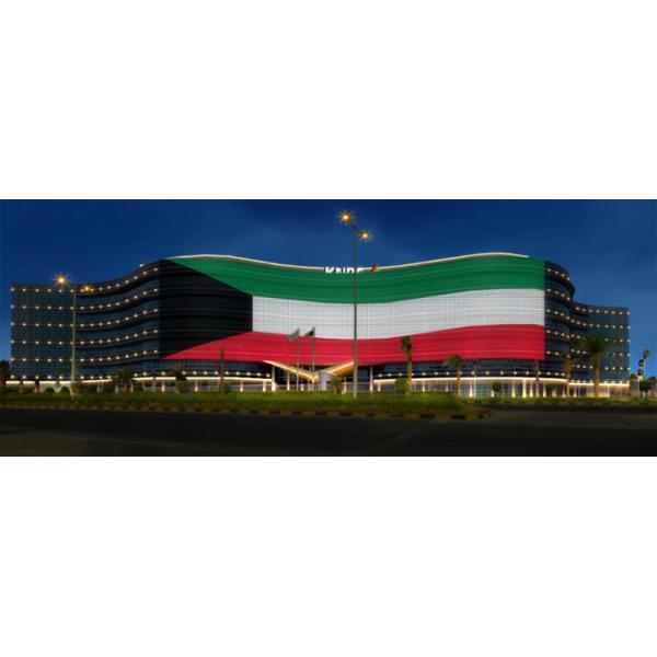 P50 DMX512 llevó a Mesh Pixel Screen RGB flexible para la publicidad